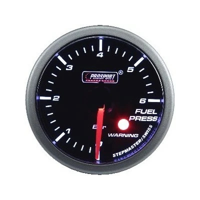 Pression Essence Prosport Manomètre Avec WARNING - 52mm - Blanc 3 Pression Essence Prosport Manomètre Avec WARNING - 52mm - Blanc