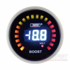 Pression Huile/Voltmètre - 2 En 1 - Manomètre Prosport - LCD - 52mm