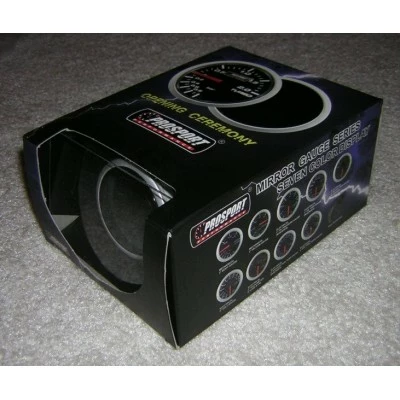 Tachymètre Prosport Manomètre Avec WARNING - 52mm - Blanc 4 Tachymètre Prosport Manomètre Avec WARNING - 52mm - Blanc – Image 2