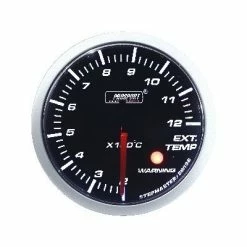 Température Gaz Echappement Prosport Manomètre 52mm EGT Avec WARNING - Blanc -Pas Cher Turbo Peripherie Magasin manometre prosport temperature gaz echappement 52mm egt blanc 2