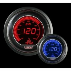 Température Huile Prosport Manomètre 52 Mm - EVO - Bleu/Rouge -Pas Cher Turbo Peripherie Magasin manometre prosport tempeture huile 52 mm evo bleu rouge 2