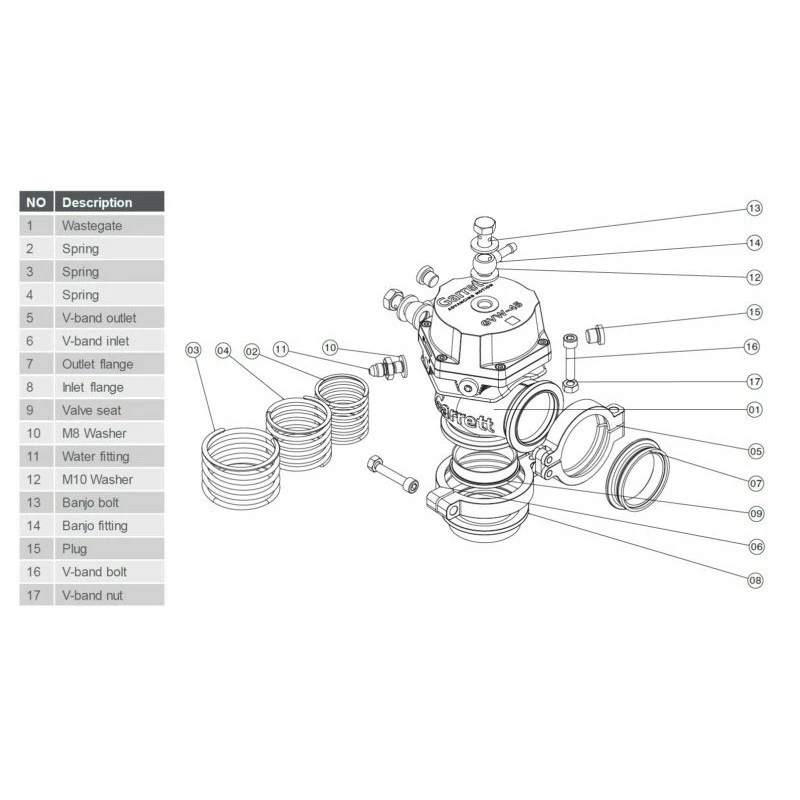 Wastegate Externe GARRETT GVW-45 8 Wastegate Externe GARRETT GVW-45 – Image 6